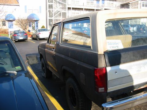 1983 Ford Bronco - Drivers side, not that good of pic.