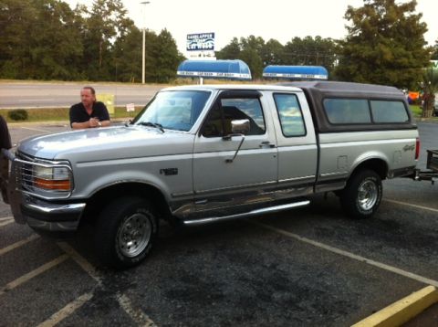 1996 Ford F-150 - As I picked it up, great shape considering the age and mileage. Having a bad set of pinion bearings helped negotiations, and were an easy f…