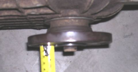 1994 Ford Bronco - the rear flange put on front output shaft. Should work perfectly