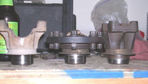 1994 Ford Bronco - comparison of fixed yoke to flange splines, etc. they appear to be the same in every dimensions. the nice thing is, you can find these in j…