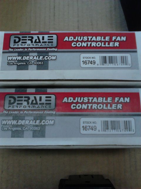 1979 Ford Ranchero - I used 2 adjustable fan controllers, one for the low temp/smaller diameter cooling fan and the other for the higher temp/larger diameter co…