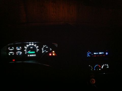 1992 Ford F-150 - Dash light as of 5/17/13.
