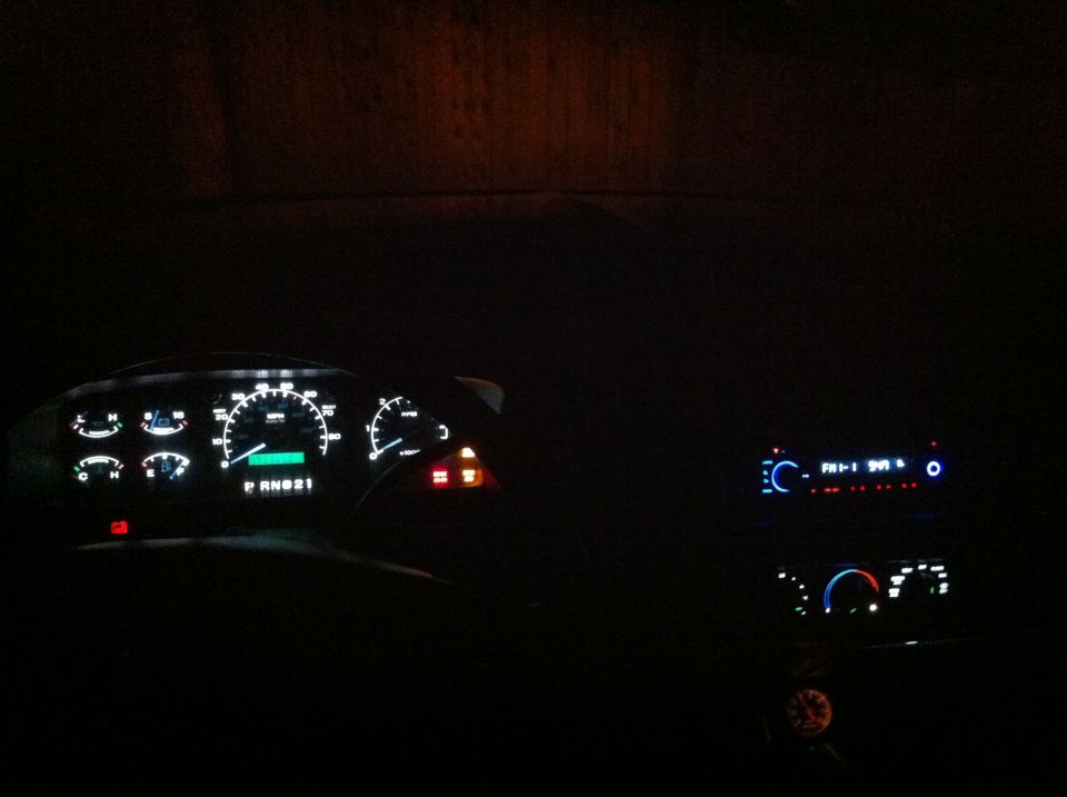 Dash light as of 5/17/13.