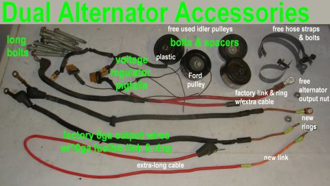 1997 Chevrolet Silverado 3500 - Bracket Accessories that I collected in May 2013 for the 2nd batch IF THE IMAGE IS TOO SMALL, click it. Those in green are part of the brac…