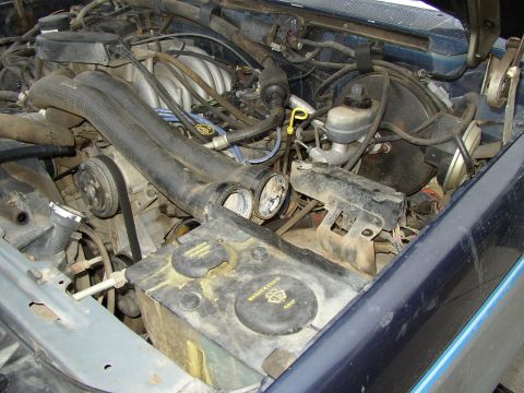 1989 Ford Bronco - Remove the old air box and all the other junk.