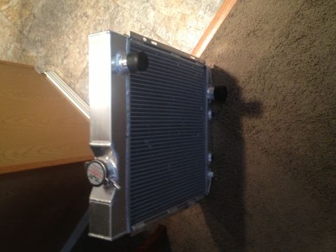 1965 Ford Mustang - 65 Mustang-Champion 2 row radiator, shroud, and electric fan.