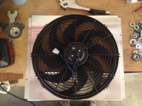 1965 Ford Mustang - 65 Mustang-Champion 2 row radiator, shroud, and electric fan.