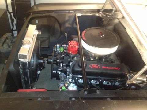 1965 Ford Mustang - 65 Mustang-Champion 2 row radiator, shroud, and electric fan.