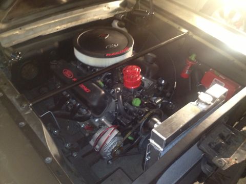 1965 Ford Mustang - 65 Mustang-Champion 2 row radiator, shroud, and electric fan.