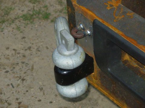 1983 Ford Bronco - This 3/8" chain link will not only prevent the shackle pin from coming out (while the draw bar is fully-inserted), but it can also wor…