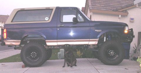 1994 Ford Bronco - I have a bit over 28" at the rockers