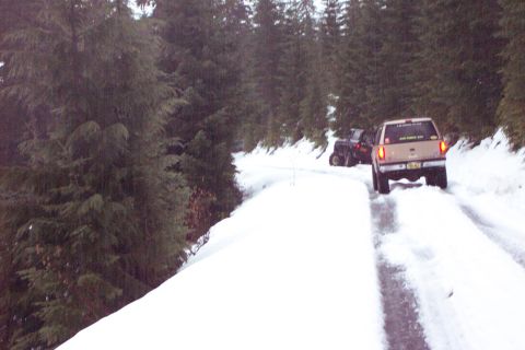 1996 Ford Bronco - Jim slid into the ditch. (12/13/2003)