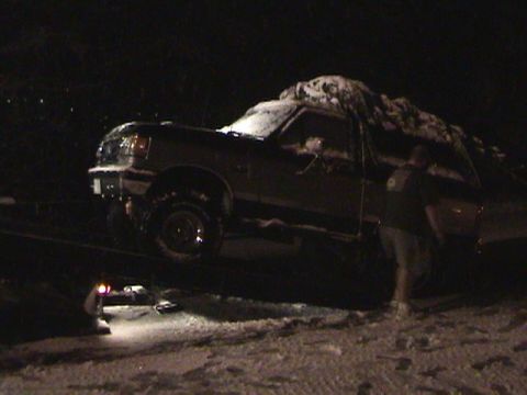 1994 Ford Explorer - Not a pretty site - Tim's dead Bronco, this just added to the fact he lost his camera in the snow while getting his tree's