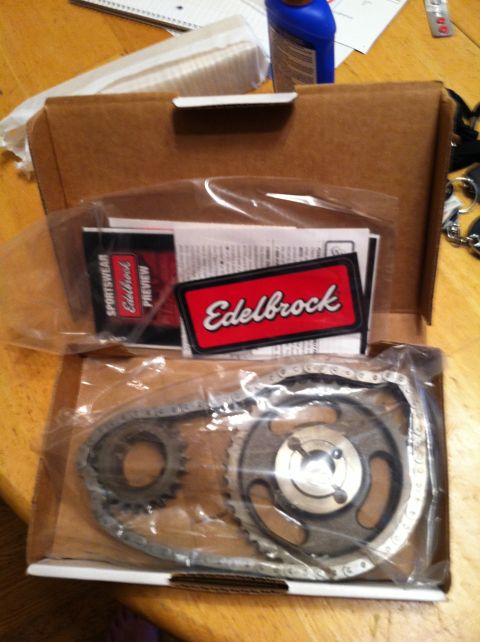 1992 Ford Mustang - Edelbrock timing chain and gears kit with instructions and patch.