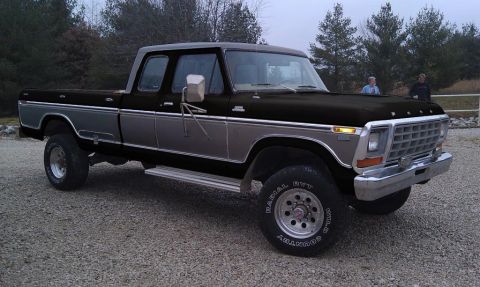 1994 Ford Bronco - 79 f350 from yellow/white to black/silver