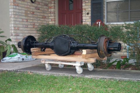 1995 Ford Bronco - little dolly I made to roll this thing around