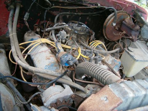 1979 Ford Bronco - The engine 351