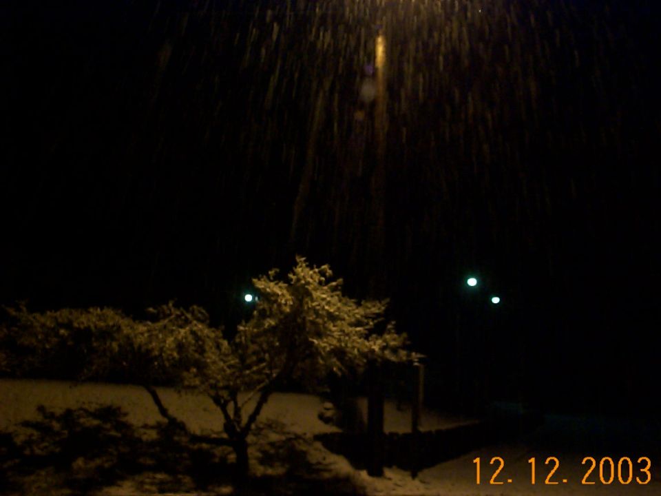 Watching it snow while we wait for the tow truck
