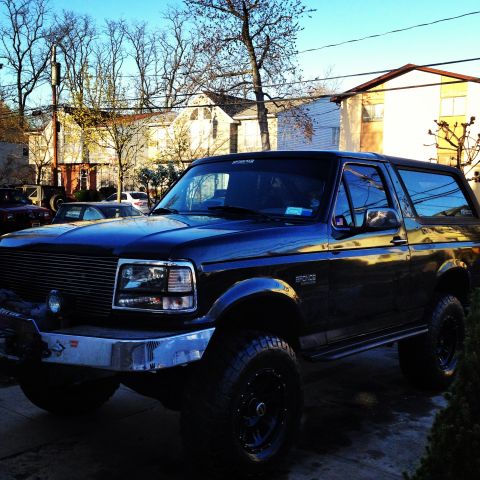 1995 Ford Bronco - This 1995 Ford Bronco is shown from a three-quarter front view.