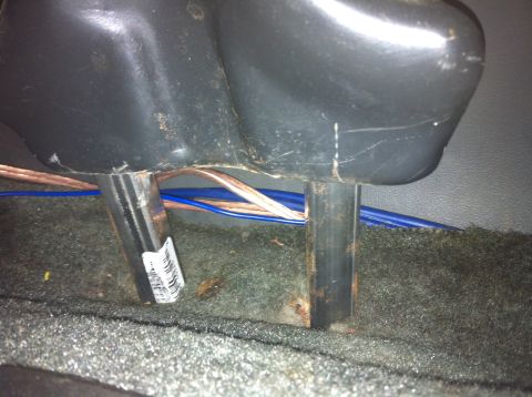 1992 Ford F-150 - Cheap and easy way to lift the rear seat. 1/2" square steel tubing cut to lengths of 3.5". Then I matched the factory seat bolts at home de…