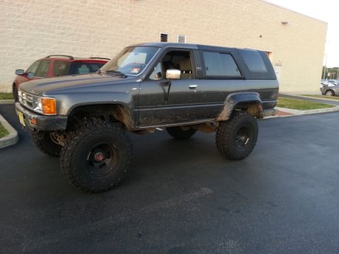1987 Toyota 4Runner - Modified 1987 Toyota 4Runner with significant lift and off-road tires.