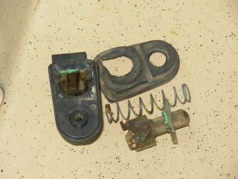 1983 Ford Bronco - The rare '92-93 B-pillar courtesy lamp switch is a poor design that depends on a fragile rubber boot to remain clean. This one isn't. [url=…