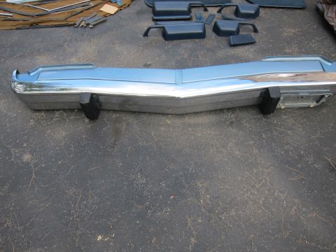 2001 Ford Crown Victoria - Front bumper assembly with chrome trim, likely for an older model car.