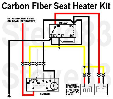 1983 Ford Bronco - Wiring diagram for Chinese carbon fiber seat heater kit IF THE IMAGE IS TOO SMALL, click it. [url=https://www.supermotors.net/registry/medi…