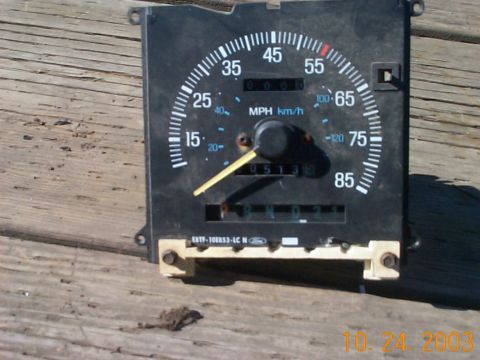 1983 Ford Bronco - Speedometer gauge, good ~ $10