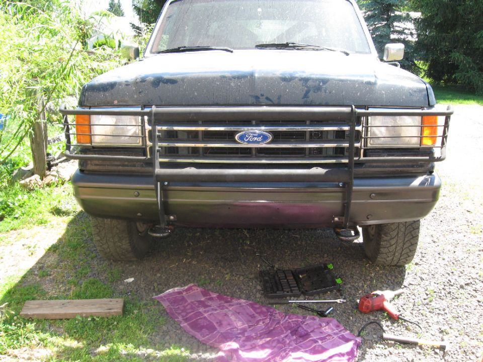 New bumper on, just need to get the finally adjustment made.