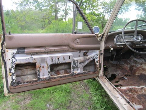 1963 Ford Ranchero - Inside panel before