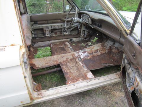1963 Ford Ranchero - Floor inside again before