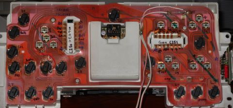 1983 Ford Bronco - This cluster required far fewer mods than the previous one, and it turns out that red wire I soldered on is useless - that location is blac…