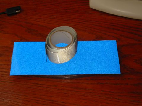 1983 Ford Bronco - This 3M reflective blue tape is just big enough to fill my grille guard emblem, and I'll use the white on the letters & edge.