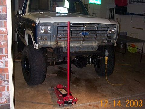 1986 Ford Bronco - It sits up pretty tall. I am planning on 37"s