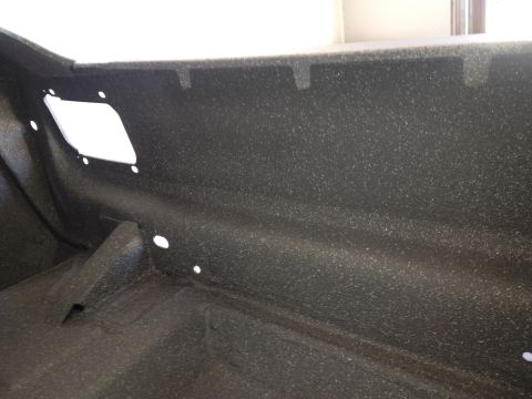 1965 Ford Mustang - 65 Mustang with Dupli Color Spatter Paint gray/white in trunk