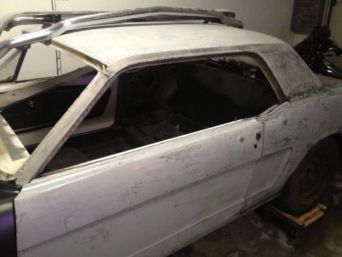 1965 Ford Mustang - 1965 Mustang drivers side drip rail shaved off