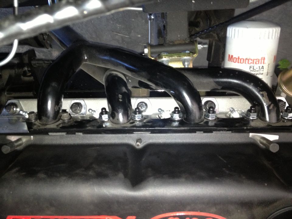 65 Mustang Tri Y headers w/ ARP studs, DS