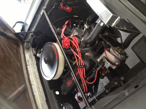 1965 Ford Mustang - 65 Mustang 302 w/ Ford Racing 9mm plug wires, red