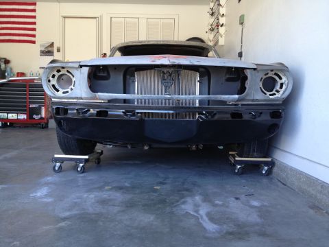 1965 Ford Mustang - 65 Mustang-front view w/ all metal on