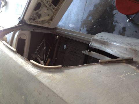 1965 Ford Mustang - 65 Mustang-how to shave drip rails (in sections)