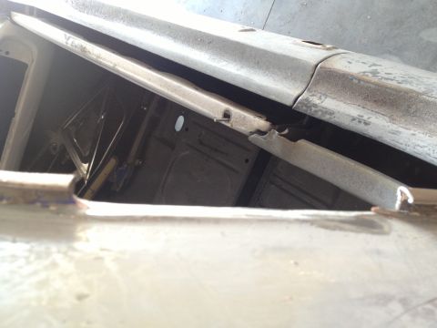 1965 Ford Mustang - 65 Mustang-how to shave drip rails (in sections)