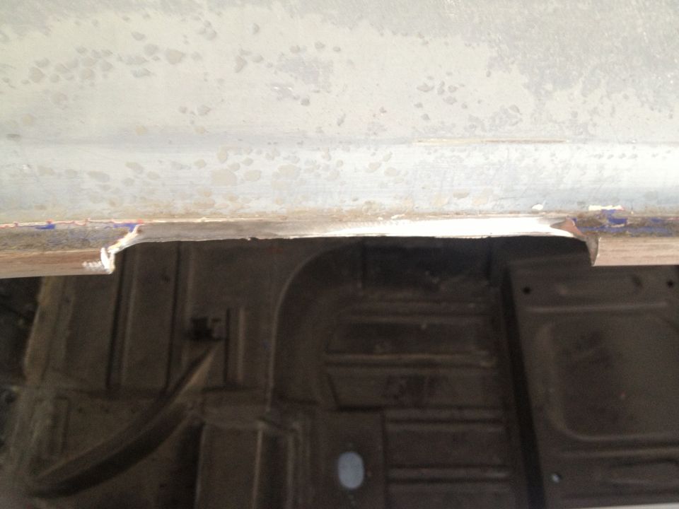 65 Mustang-how to shave drip rails (in sections)