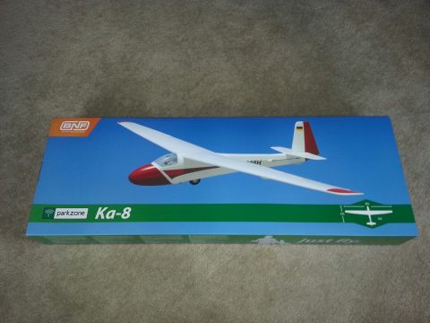 2003 Ford Crown Victoria - A model glider is pictured on its packaging, which features the brand 'parkzone'.