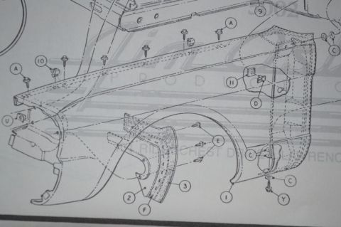 1965 Ford Mustang - 65 Mustang front end assembly