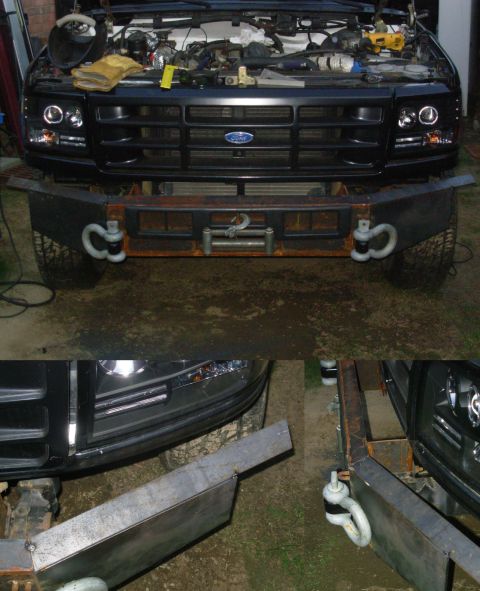1983 Ford Bronco - The front plates are just tacked on while I fit & square everything. IF THE IMAGE IS TOO SMALL, click it. I really like the aftermarket pro…