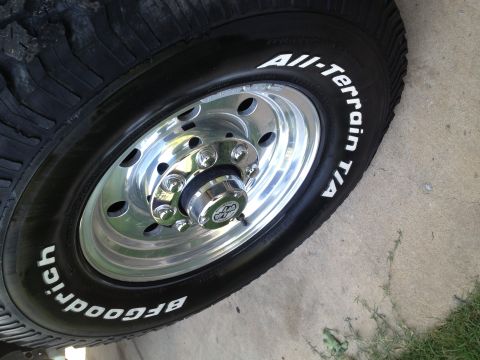1997 Ford F-350 - This image shows a close-up of a tire and wheel assembly, not the entire vehicle.