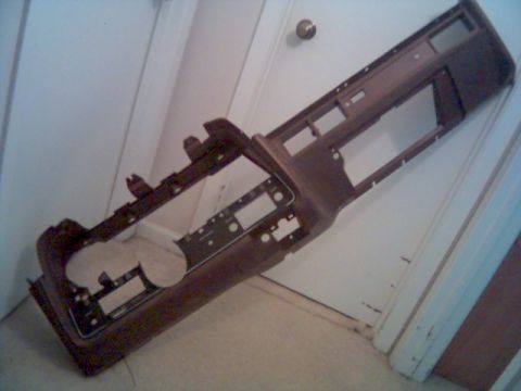 1972 Ford Ranchero - Dashboard frame removed from a vehicle, likely for restoration or replacement.