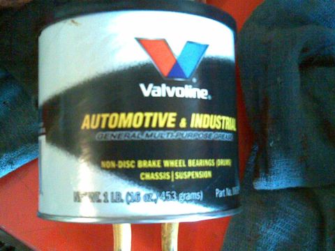 1972 Ford Ranchero - the correct grease is Non-Disc Brake