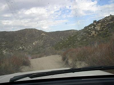 1988 Ford Bronco - A view of the Gorman Canyon.